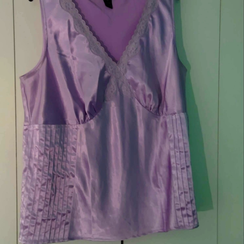 Lane Bryant 18 Lilac sleeveless top